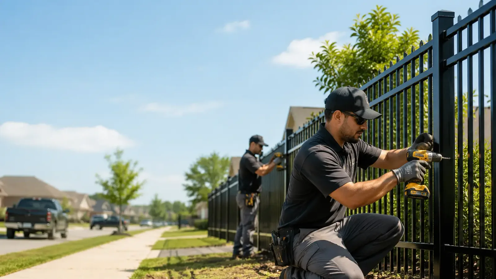 Metal Fence Installation in Hills, IA
